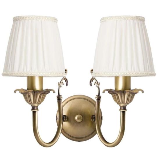 klasicke dvojite nastenne svietidlo zlate elegantne luxusne mediteranne ozdobne chodba osvetlenie vila zamek svietidla dvojita ziarovka spalna pri posteli citacie svietidlo.jpg